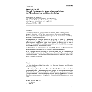 Prot 15 vom 24.6.2013 Änd Menschenrechte