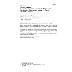 Acc. europeo diritti dell'uomo