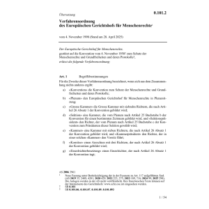 Verf. Europ. Gerichtshof Menschenrechte