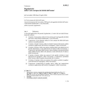R Corte europea dei diritti dell'uomo