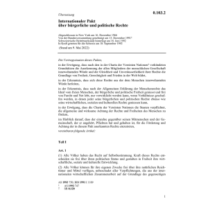 Intern. Pakt bürgerliche Rechte