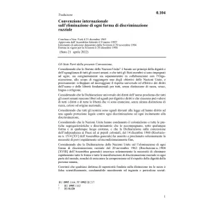 Conv. internaz. discriminazione razziale