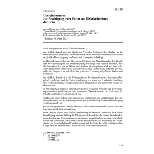 Abk. Diskriminierung der Frau