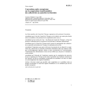 Conv.-cadre europ. coopération transfr.