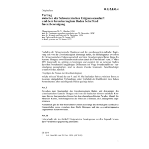 Vertrag CH-Baden Grenzbereinigung
