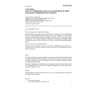 Conv. CH/Bade délimitation frontières