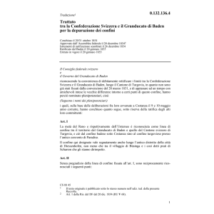 Tratt. CH/Baden depurazione dei confini