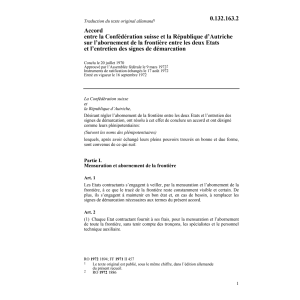 Ac. CH/A abornement frontière