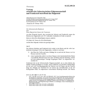 Vertr. CH-F betreffend Dappental