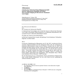 Abk. CH/I Grenzbereinigung Staumauer