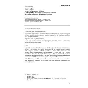 Conv. CH/I rettifica del confine Livigno