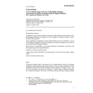 Conv. CH/ I rettifica di confine