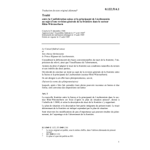 Traité CH/FL frontière Rhin-Würzenerhorn