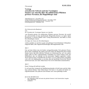 Vertr. CH/USA Pflichten Doppelbürger