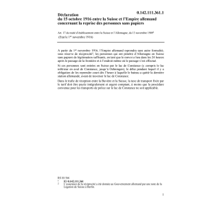 Déclaration reprise des personnes