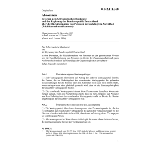 Abk. BR Deutschland Rückübernahme Person