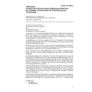 Abk. Republik Armenien Visaerteilung