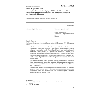 Scambio di lettere