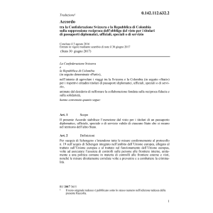 Acc. CH/CO obbli. visto tit. pass. dipl.