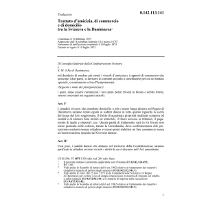 Tratt. d'amicizia CH/Danimarca