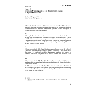 Acc. CH/Francia agricoltori svizzeri