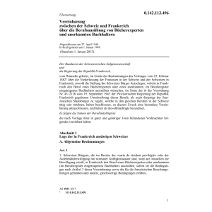 Vereinb./CH-F,Bücherexperten,Buchhalter