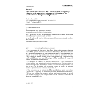 Ac. 27.8.18 CF/Rép. Liban. oblig. visa
