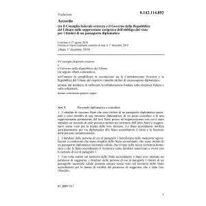 Acc. 27.8.18 CF/Rep. Liban. obbl. visto