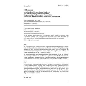 Abk. Aufhebung Visumspflicht Mazedonien