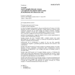 Acc. 7.6.17 CF/Ucraina rilascio visti