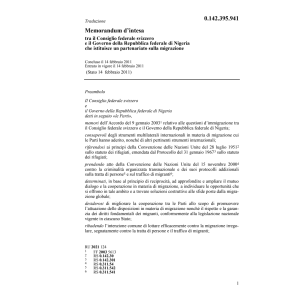 Memorandum of Understanding Nigeria