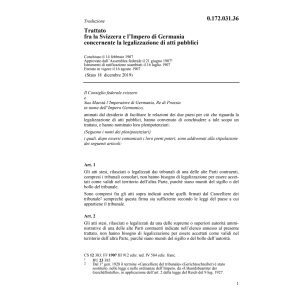 Tr Germania legalizzazione atti pubblici