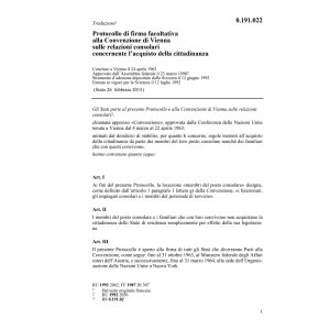 Prot.firma facol.Conv.Vienna l'acquisto