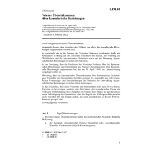 Wiener Übereink.über konsular.Beziehung.