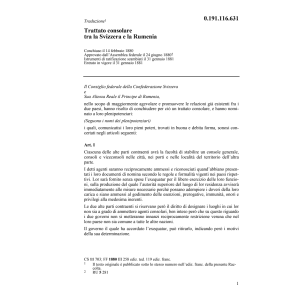 Tratt. consolare Svizzera-Rumenia