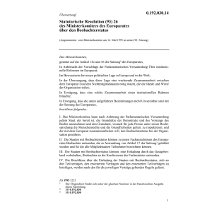 Statutar.Resolut.Ministerkom.Europarates