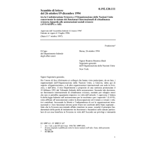scambio di lettere, funzionari, AVS