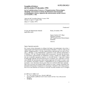 Scambio di lettere, funzionari, AVS