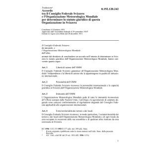 Acc.Cons.federale-l'Organ.meteo.mondiale