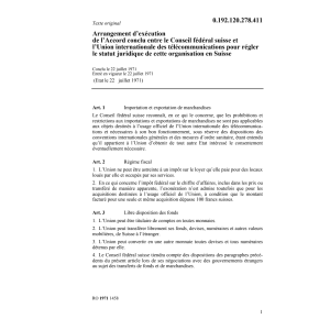 Ar.d'ex.Cons.féd.-l'Union int.télécom.