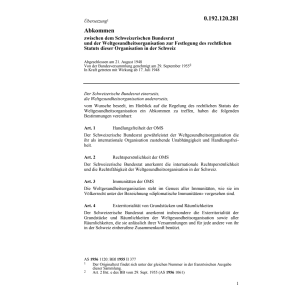 Abk.Bundesrat-Weltgesundheitsorg.