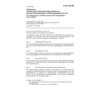 Abk. Int. Arbeitsorganisation (IAO)