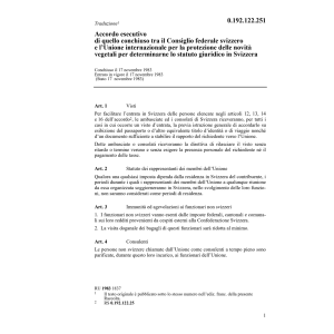 Acc.esecut.l'Unione int.prot.nov.vegetal