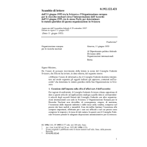 Scambio lettre ricerche nucleari