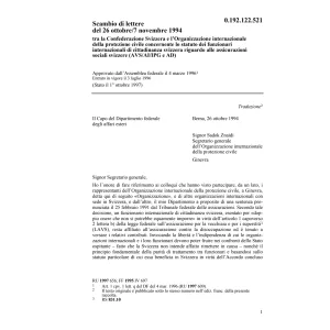 Scambio di lettere, AVS/AI/IPG e AD