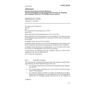 Abk. 15.07.24 Schweiz. Br. Nato