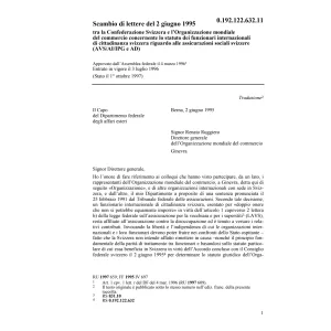 Scambio di lettere CH-OMC funzionari