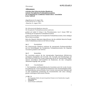 Abk. Europ. Freihandelsassoziation