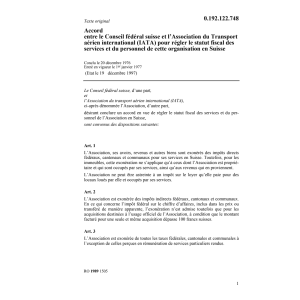 Ac.CH-l'Assoc.Transp.aérien int. (IATA)
