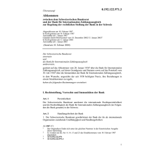 Abk. CH-Bank für Int. Zahlungsausgleich
